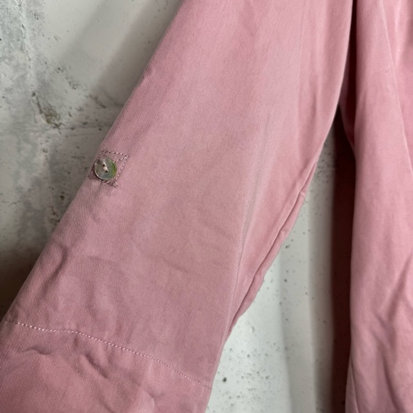 Soft Surroundings Button Wrap Tunic Top Side Button Tab Sleeves Large - Picture 5 of 10